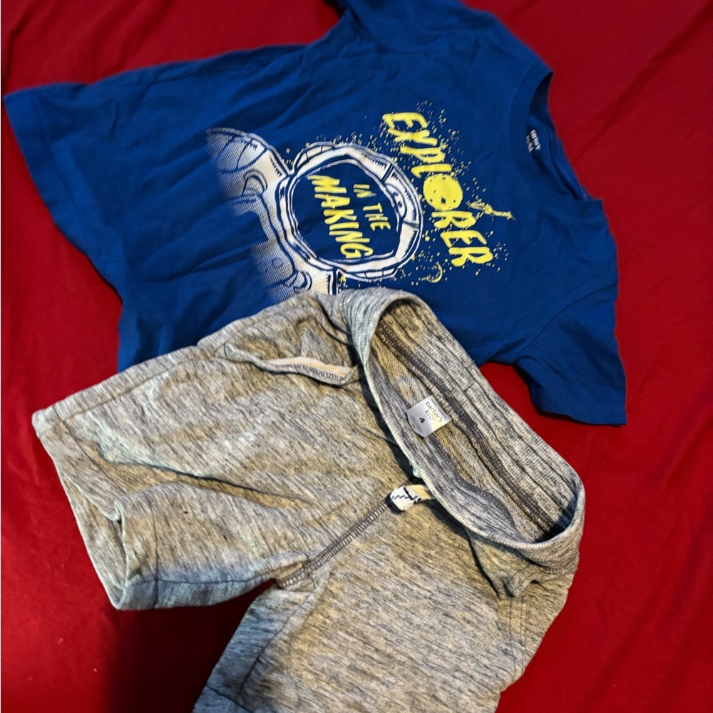 Carter's Gray Knit Shorts